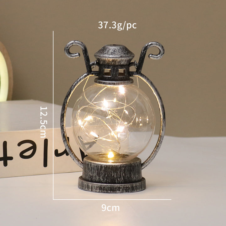 LED candle holder in retro style, decorative table lamp