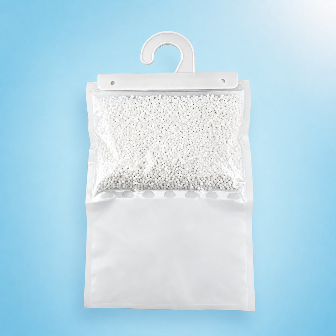 Fragrant dehumidifying bag with calcium chloride
