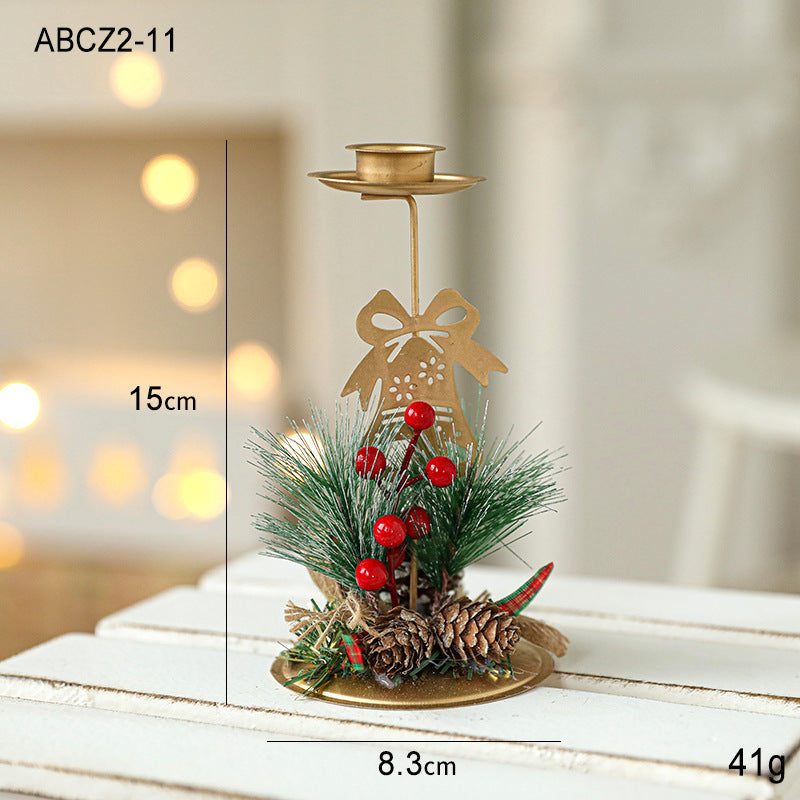 Decorative candle holder made of iron