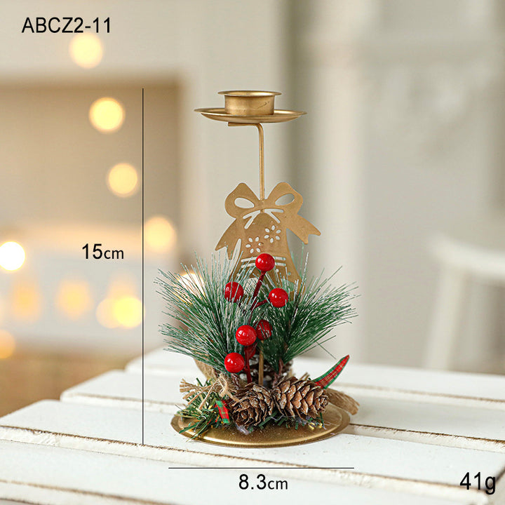 Decorative candle holder made of iron