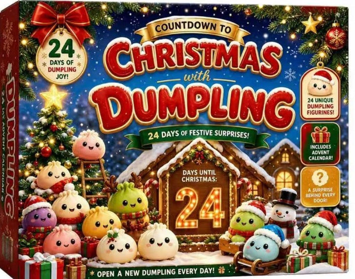 Christmas Advent Calendar with 24 Surprise Toys