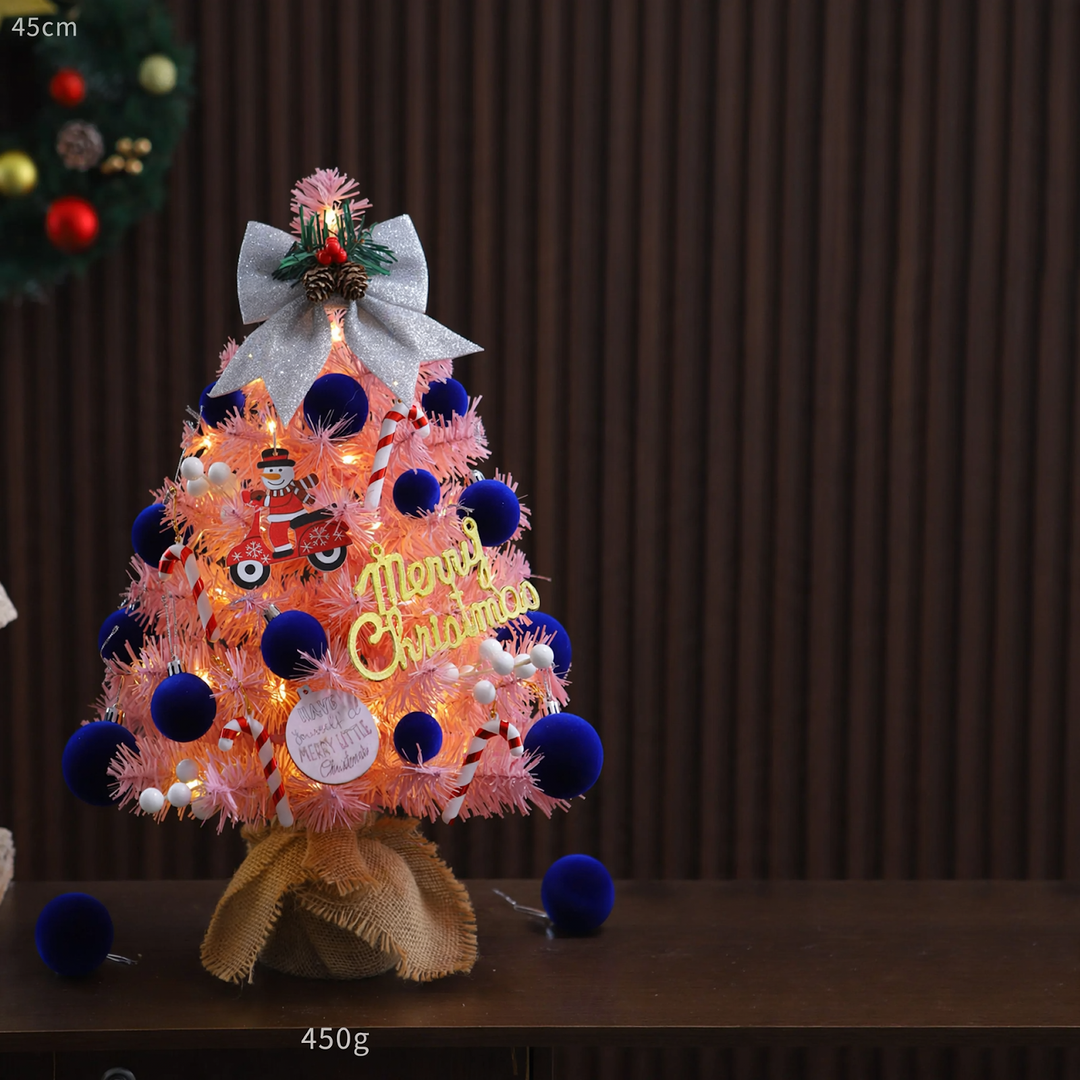 Mini Christmas tree, pink, 45 cm or 60 cm, table decoration