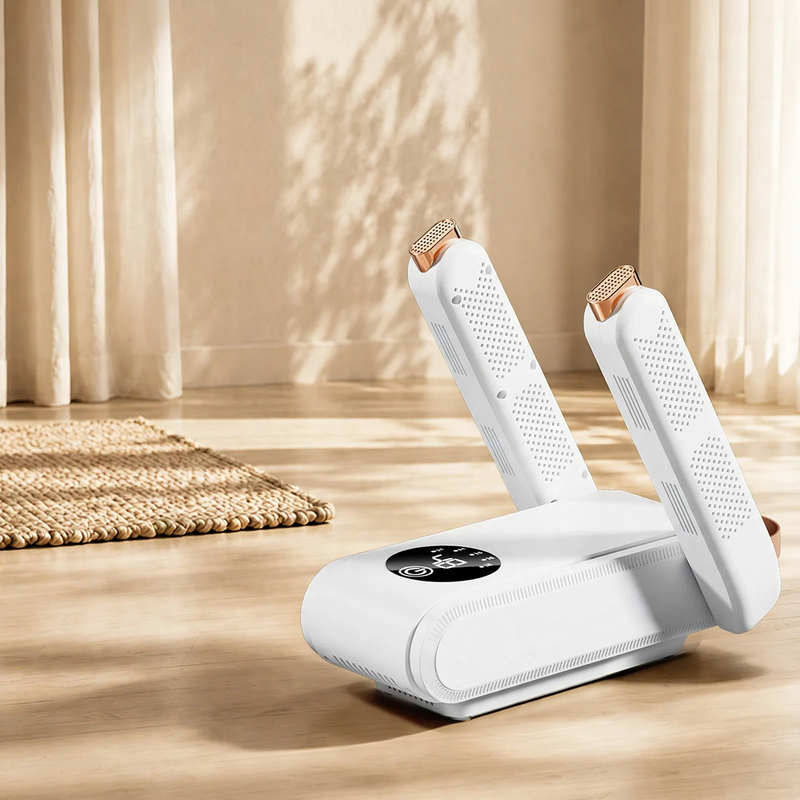 Versatile shoe dryer for various shoe models