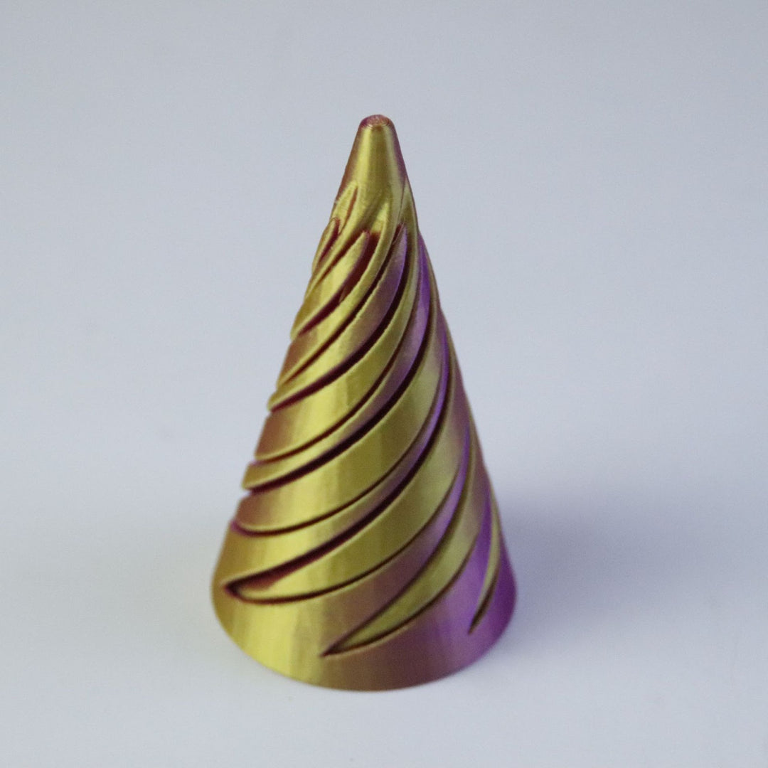 3D-printed, geometric stress relief toy, 6.4 cm