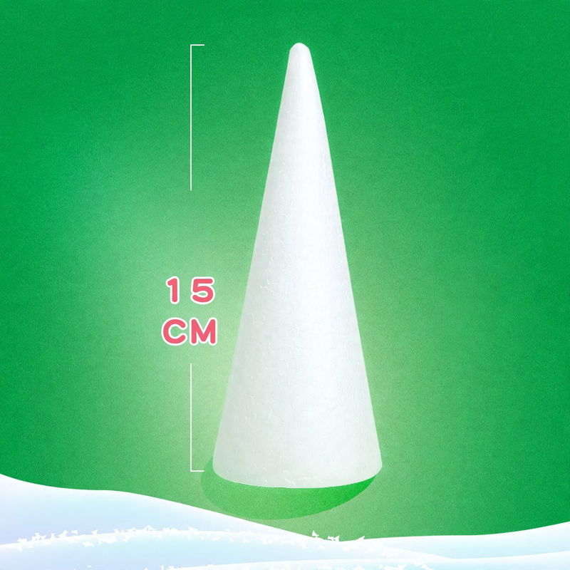 Wood base for Christmas tree decoration, 14 cm