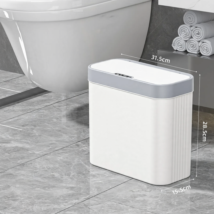 Wall-mounted sensor trash can, 14 L