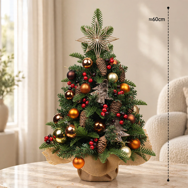 Mini Christmas tree for the table with lighting