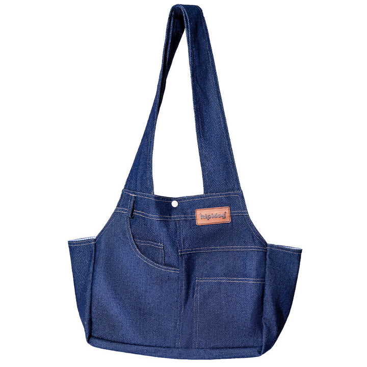 Jeans pocket for pets in three sizes