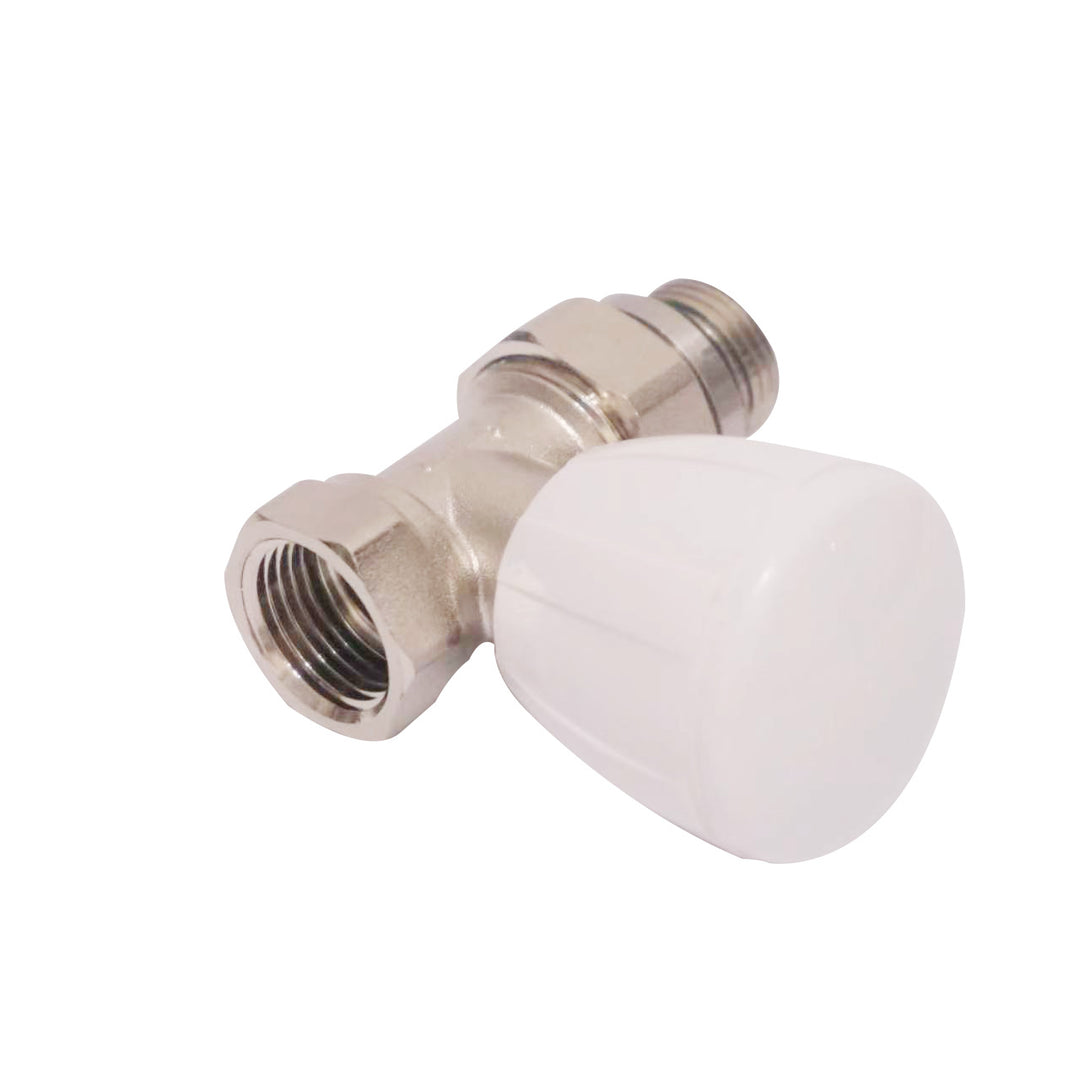 Thermostatic valve for radiators, brass