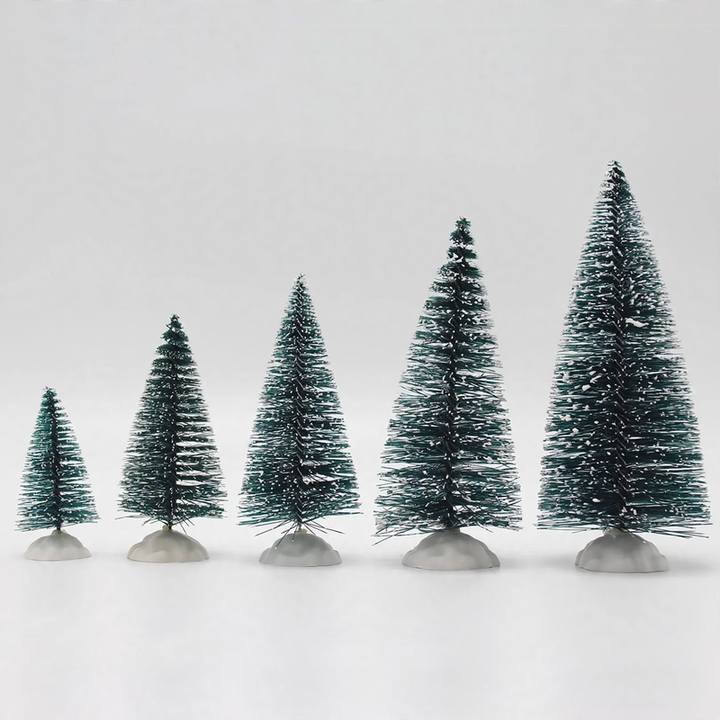 Mini Christmas tree with snow effect for table decoration