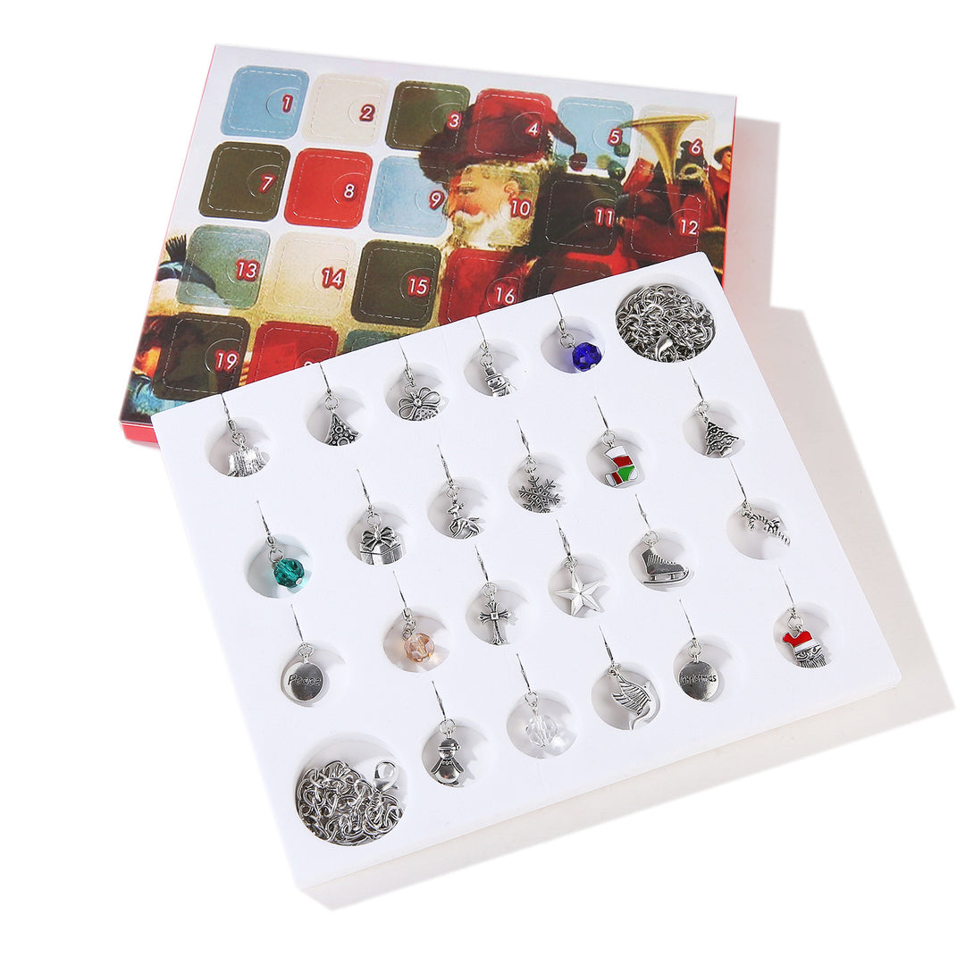 DIY Bracelet Advent Calendar for Children, 24 Doors