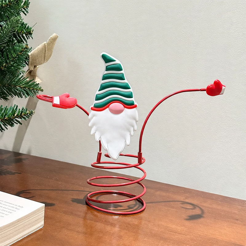 Christmas metal wine bottle holders