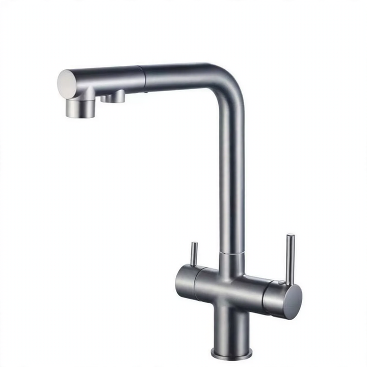 Kitchen faucet stainless steel 304, single lever mixer tap
