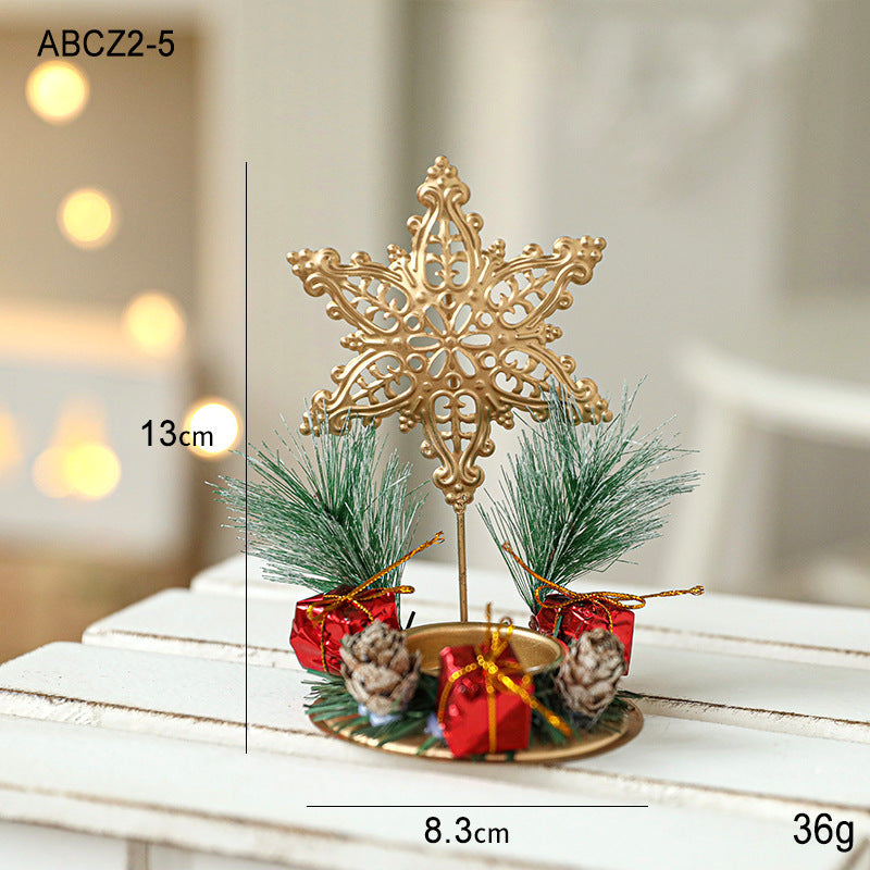 Decorative candle holder made of iron