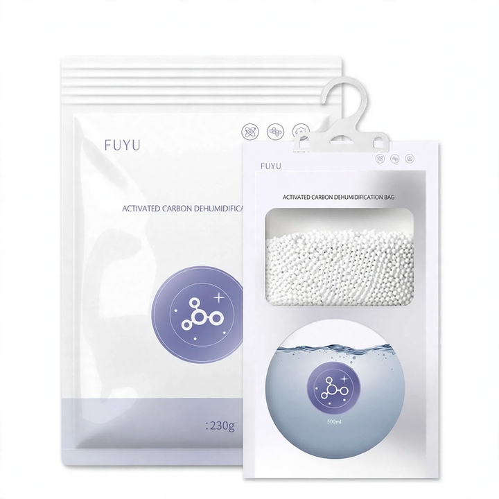 Dehumidification bag and box for household and wardrobes