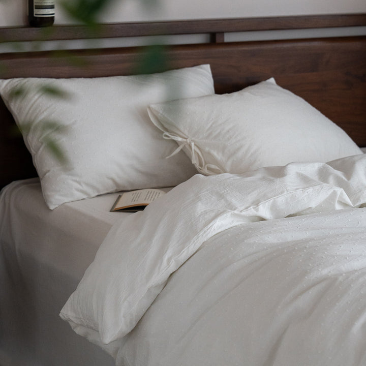 Washed cotton bedding, unbleached, Class A