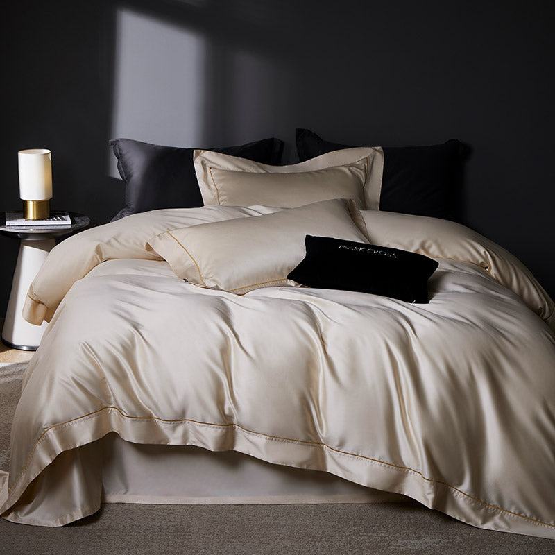 Luxury bedding set, 140 long-staple cotton, 4-piece