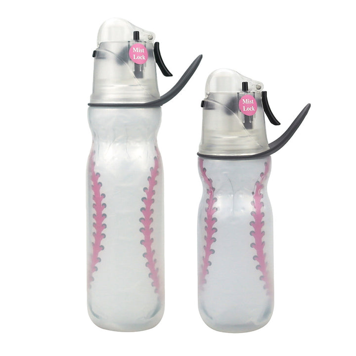 Sports water bottle with spray function and insulation