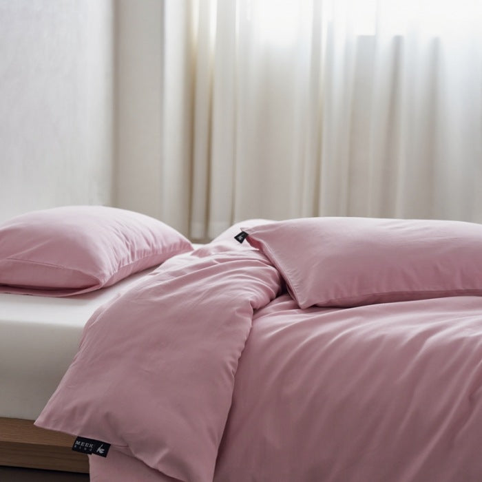 Duvet cover made of long-staple cotton, solid color