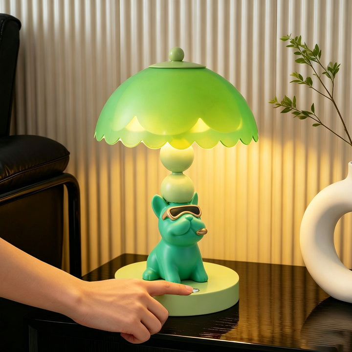 French Bulldog Table Lamp, Cartoon Design