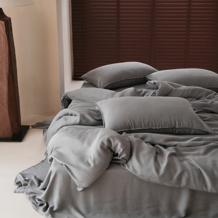 Summer bedding set made of Lyocell, 4-piece