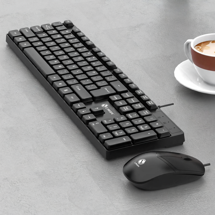 Wired Silent Keyboard for Office and Gaming
