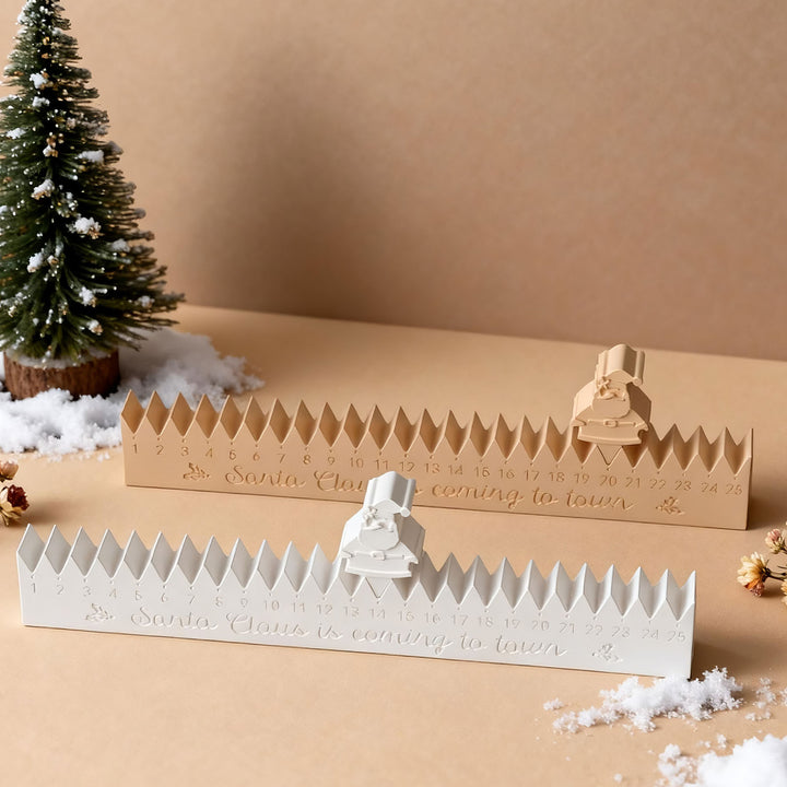 Silicone casting mold for Christmas countdown calendar