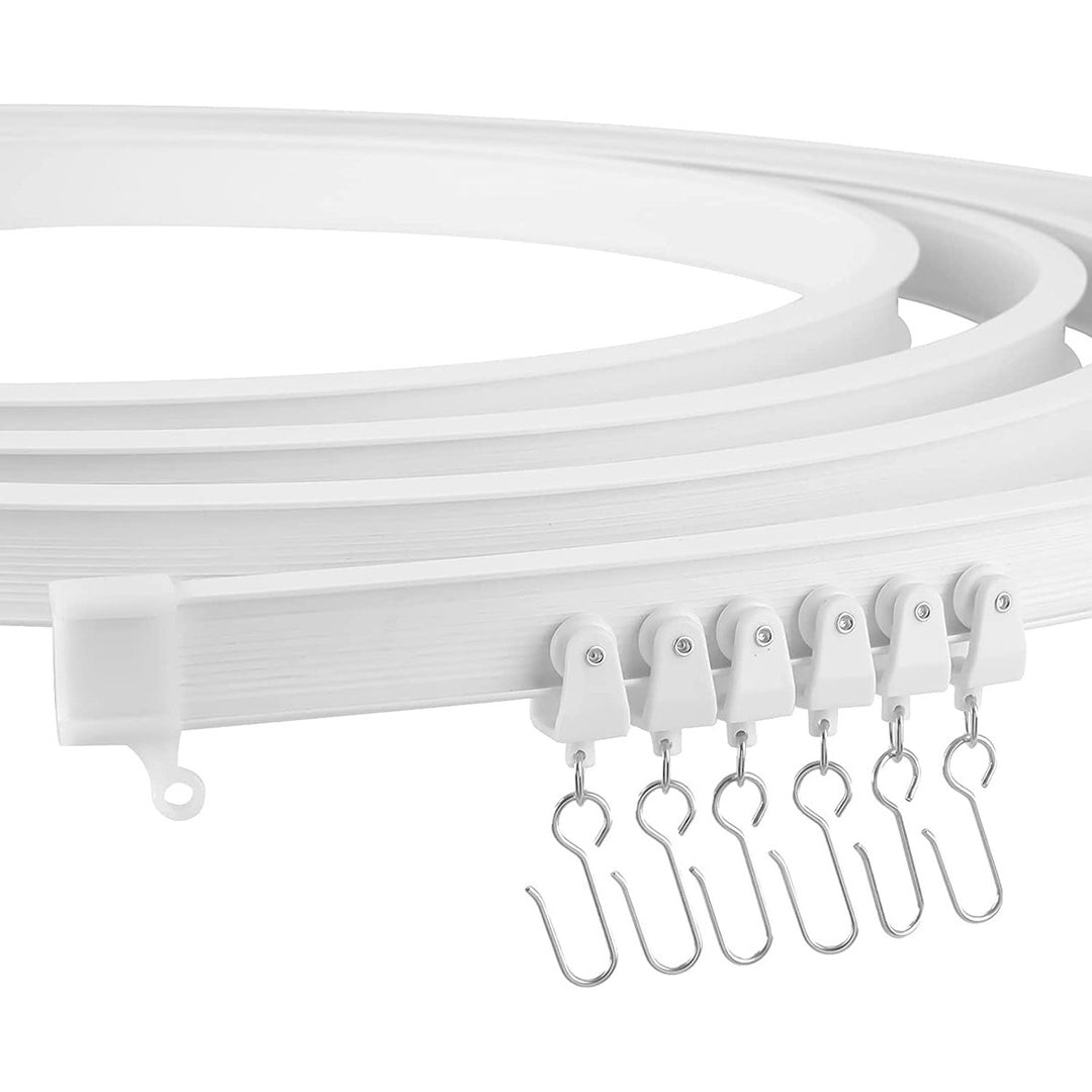 Bendable curtain rail, PVC, 2 m