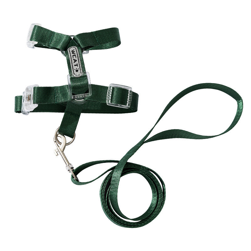Luminous cat and dog harness leash