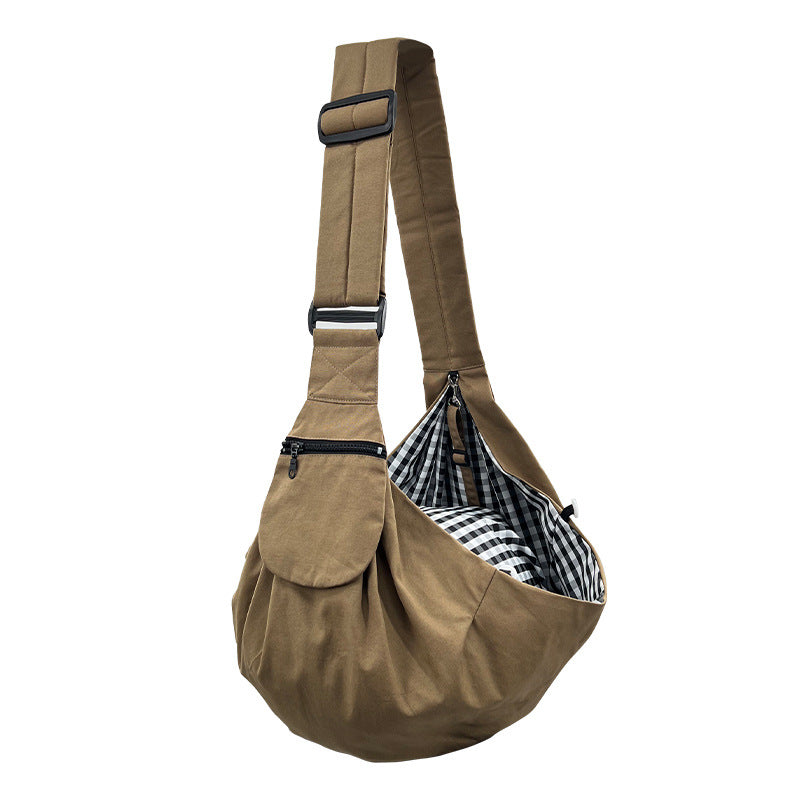 Pet Messenger Bag made of Canvas, Waterproof