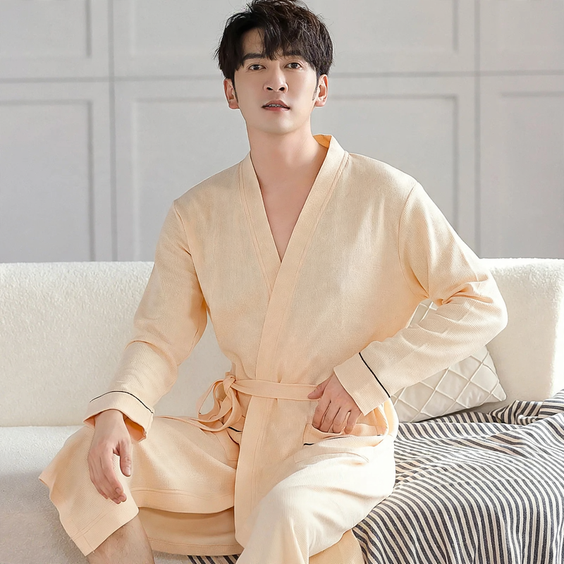 Coral fleece bathrobe for ladies