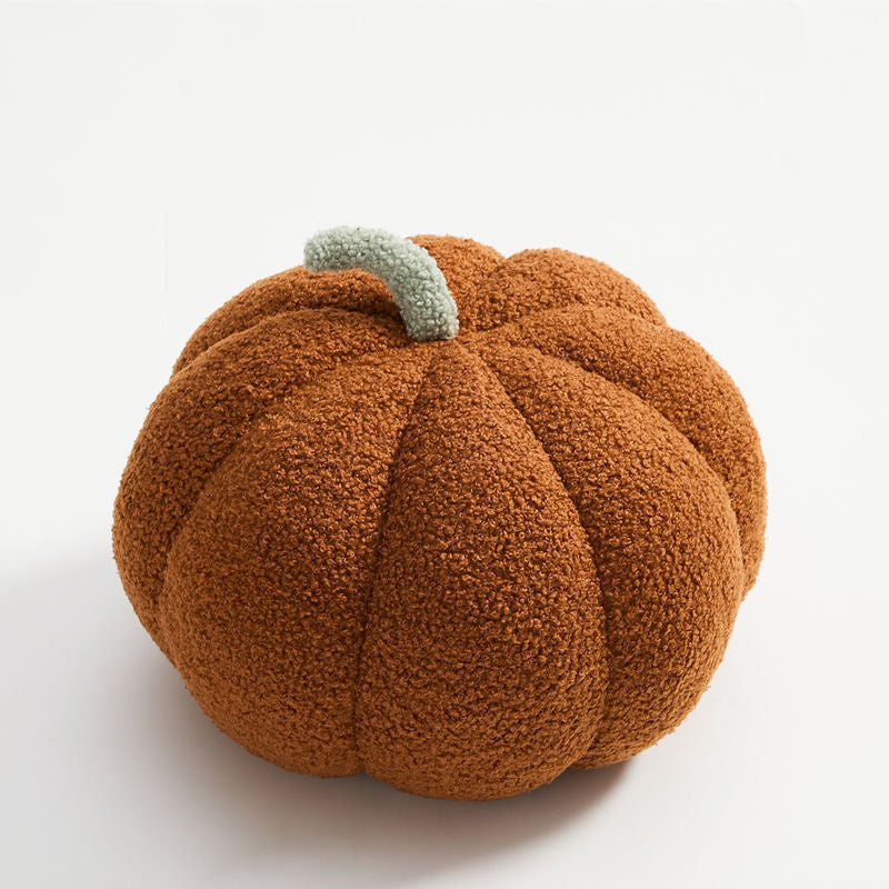 Plush decorative pillow pumpkin shape, 35 cm