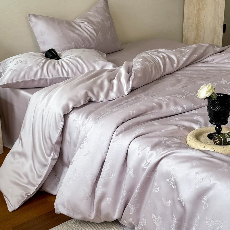 Tencel bedding set, 4-piece, cooling and elegant