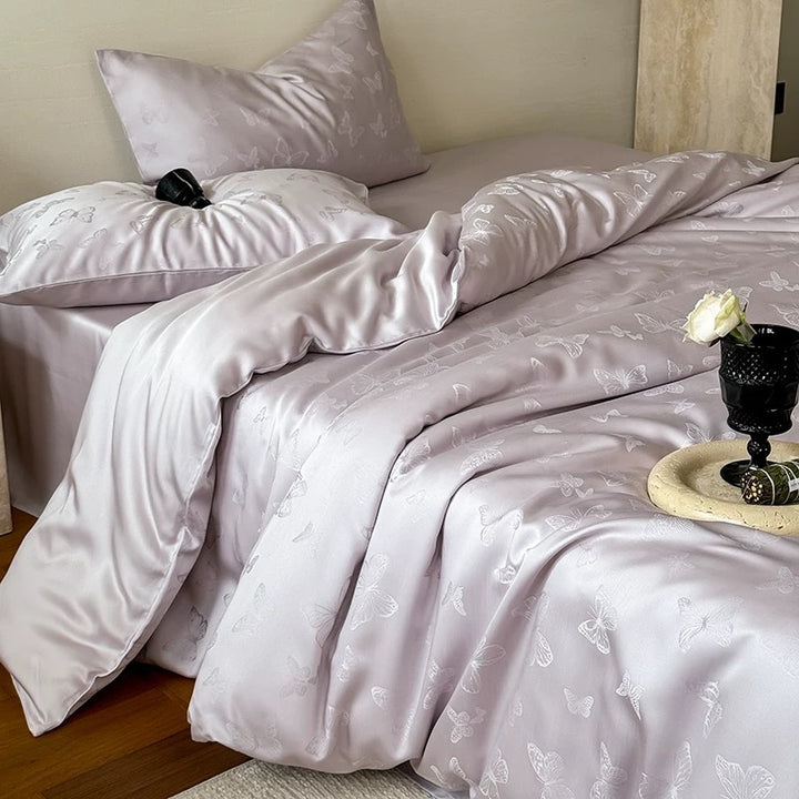 Tencel bedding set, 4-piece, cooling and elegant