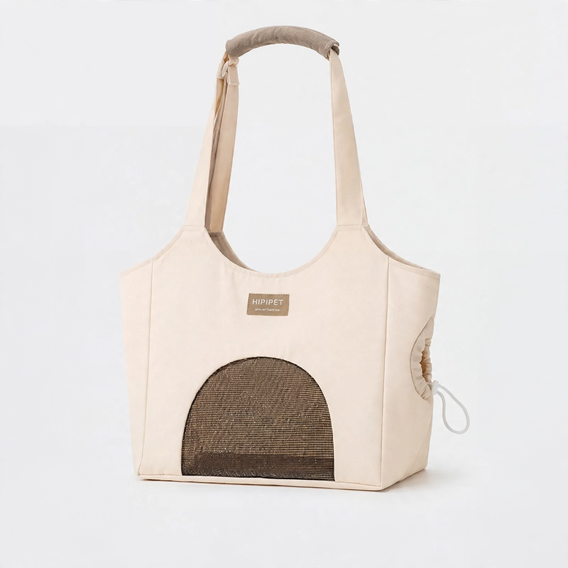 Pet crossbody bag made of canvas, year-round