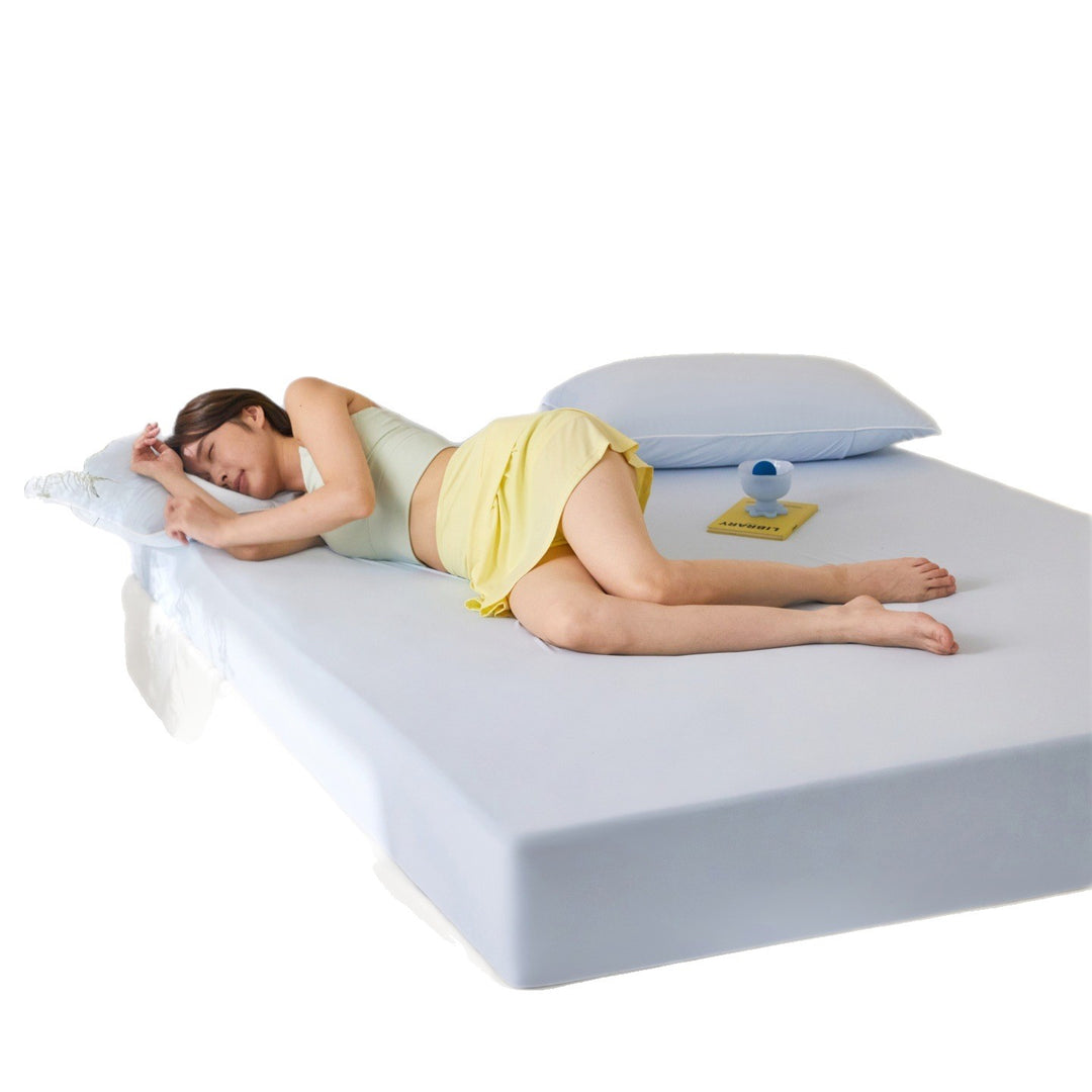 Coolable fitted sheet, solid color, 0.9 m