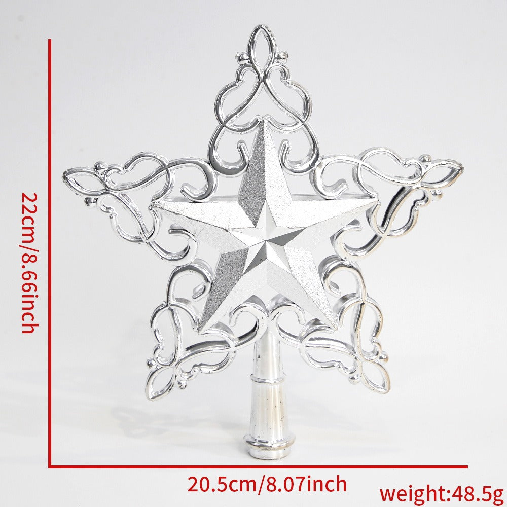 Christmas tree top star, 3D design