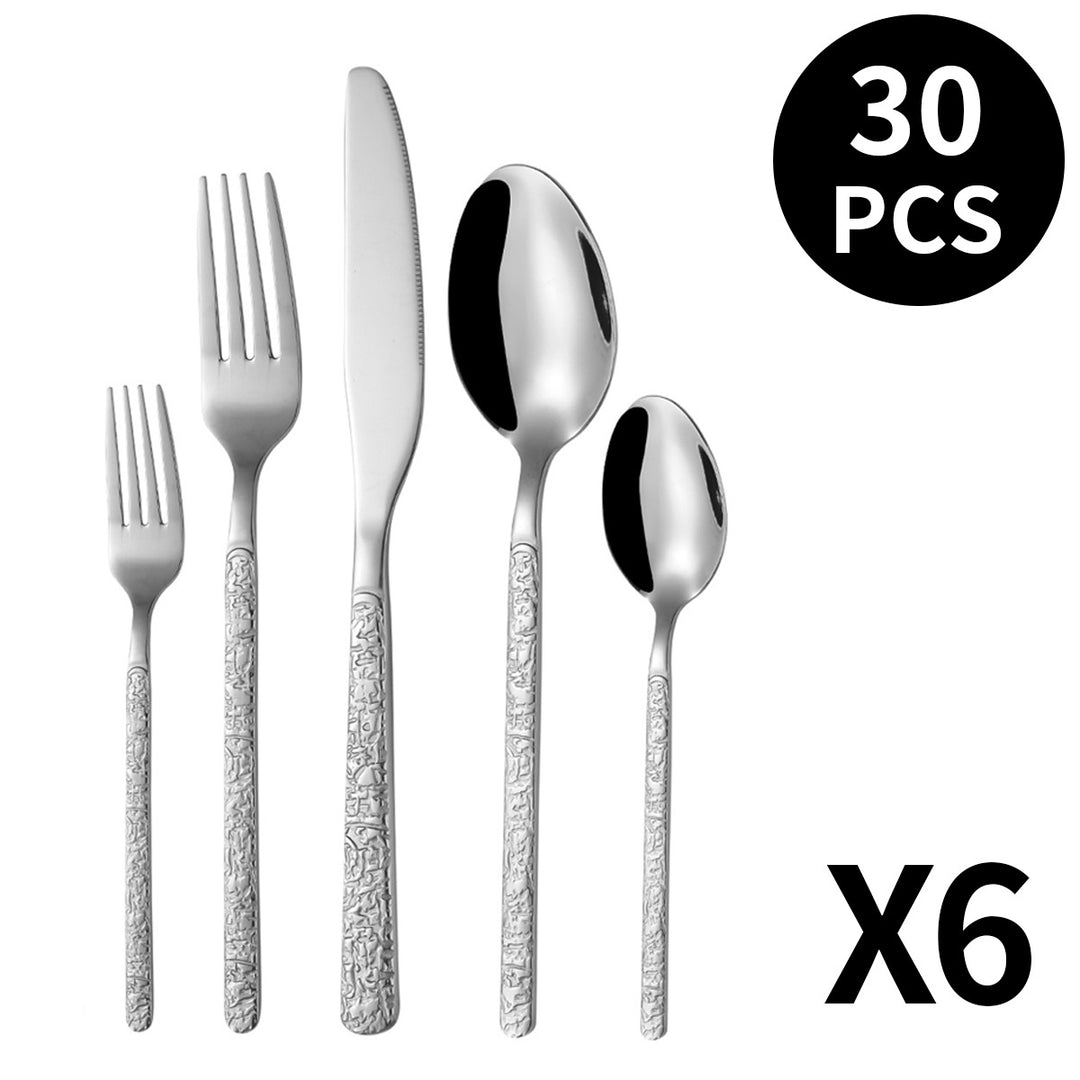 Cutlery set made of stainless steel, 20-piece