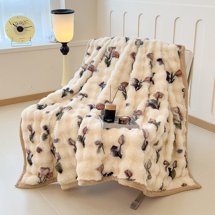 Fluffy cuddle blanket, winter warm, various sizes