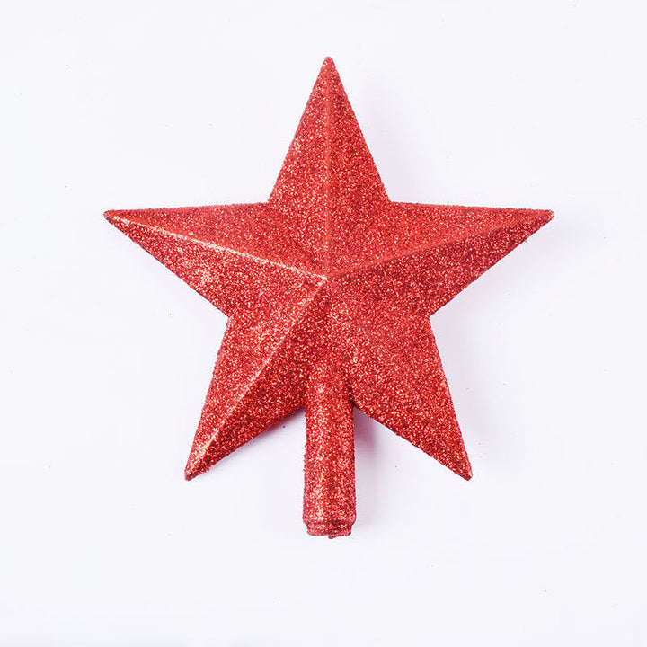 Decorative Christmas tree top star, various sizes