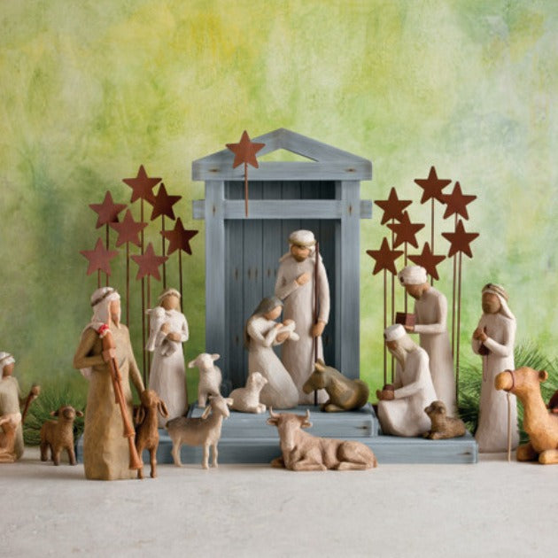 Decorative wooden stars for the Christmas season