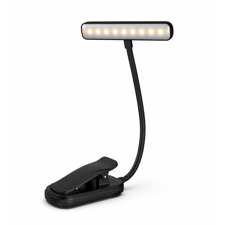 LED Clamp Light, 19 LEDs, USB-C