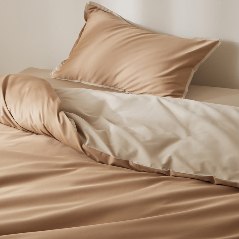 Bedding set, cotton, solid color, modern