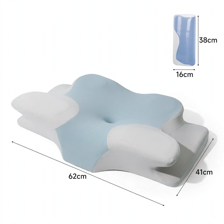 Functional cushion butterfly shape memory foam
