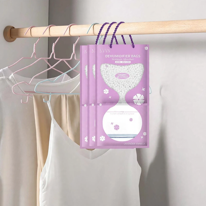 Hangable Dehumidifier Bag for Cabinets