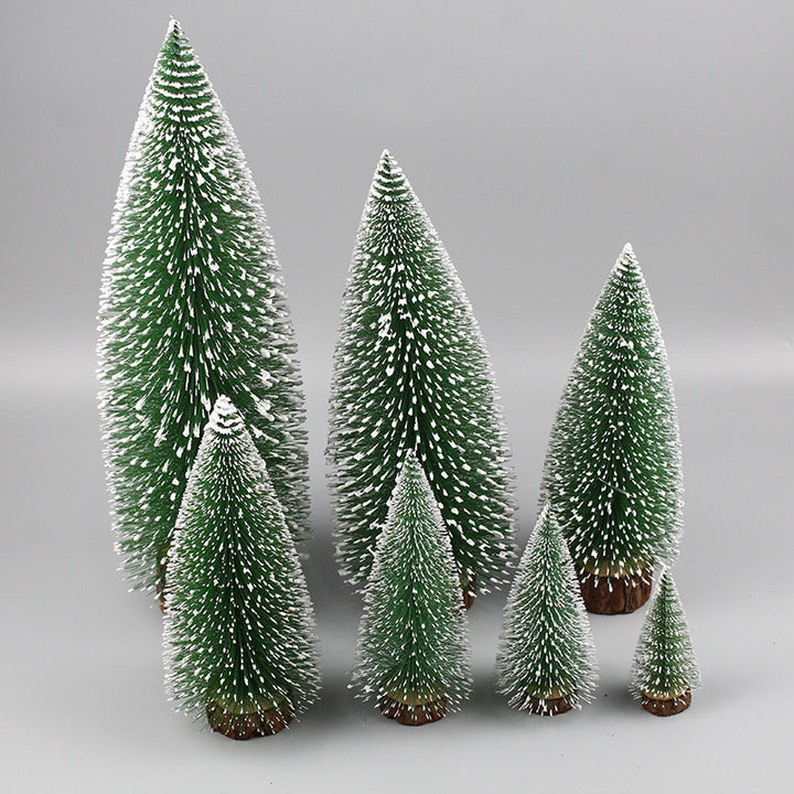 Mini Christmas tree made of sisal, various sizes