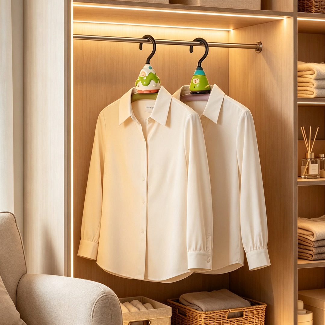 Clothes hanger with forest motif, shape-stable, scratch-free