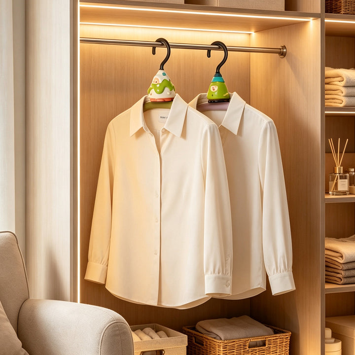 Clothes hanger with forest motif, shape-stable, scratch-free