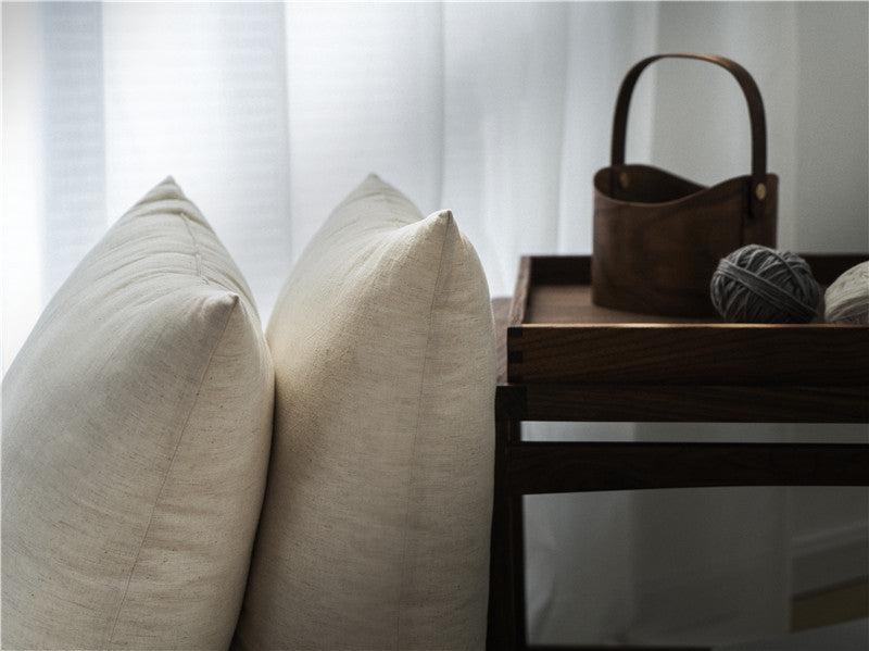 Cotton pillow, rectangular, 48 x 74 cm