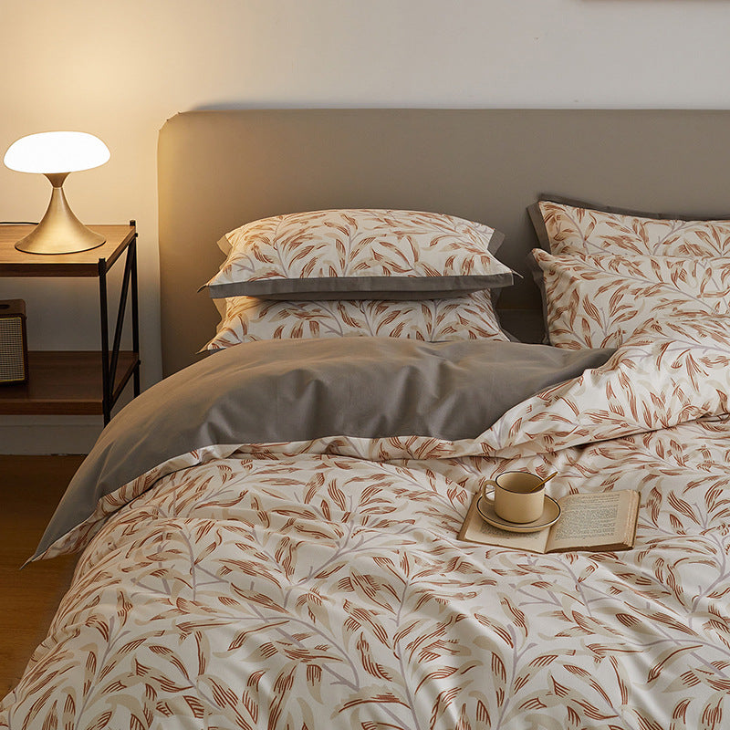 Bedding set, 100S, fluffy, floral pattern